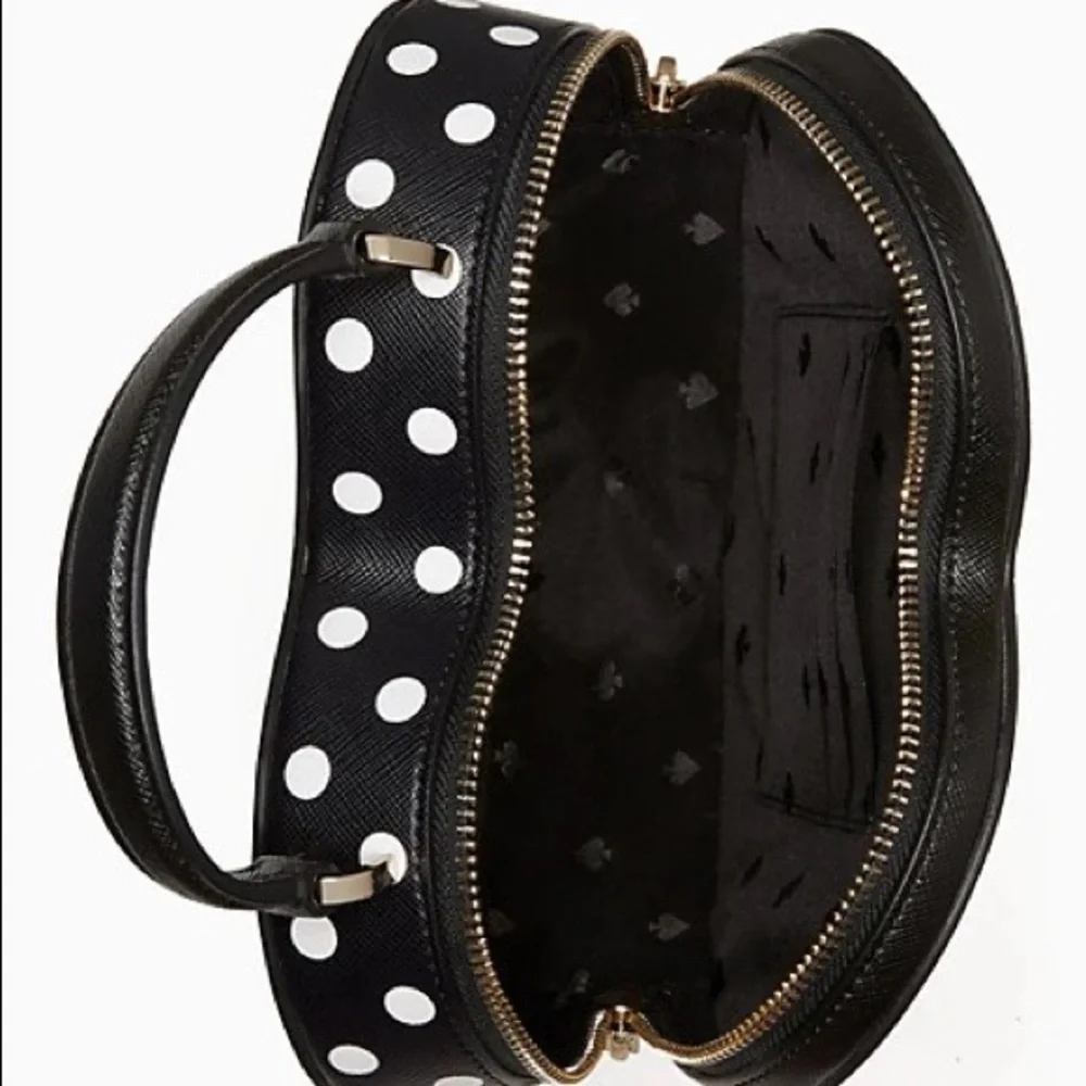 Kate Spade Love Shack Polka Dot Heart Purse - Picture 4 of 12